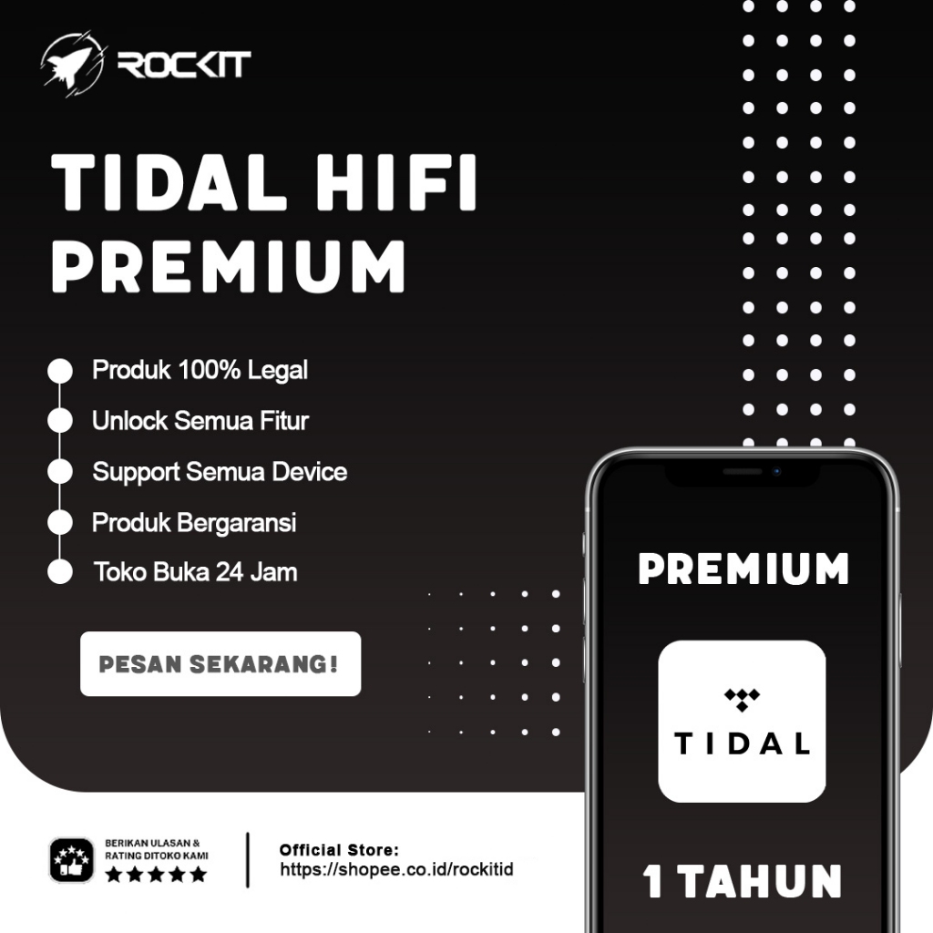 Tidal Music Hifi Plus Player Master Original 1 Bulan