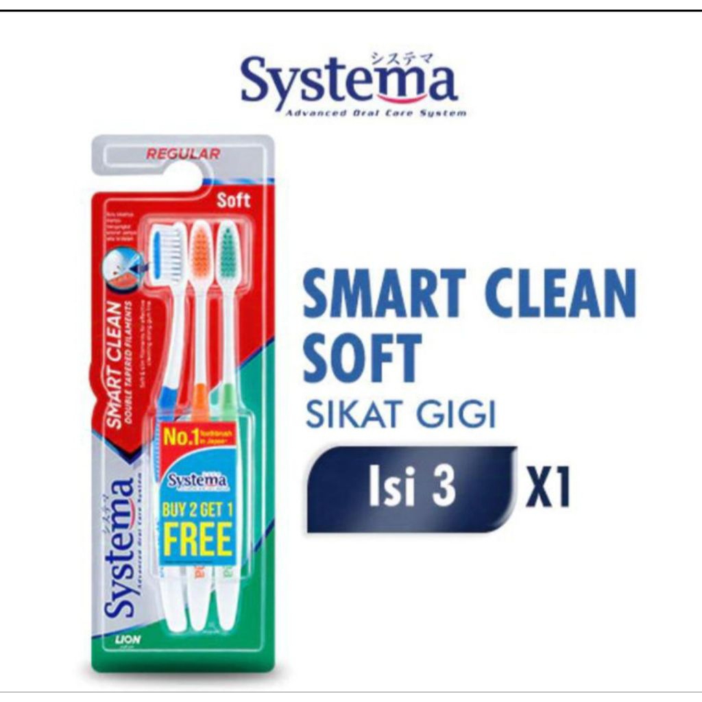 Systema smart clean soft/ sikat gigi systema