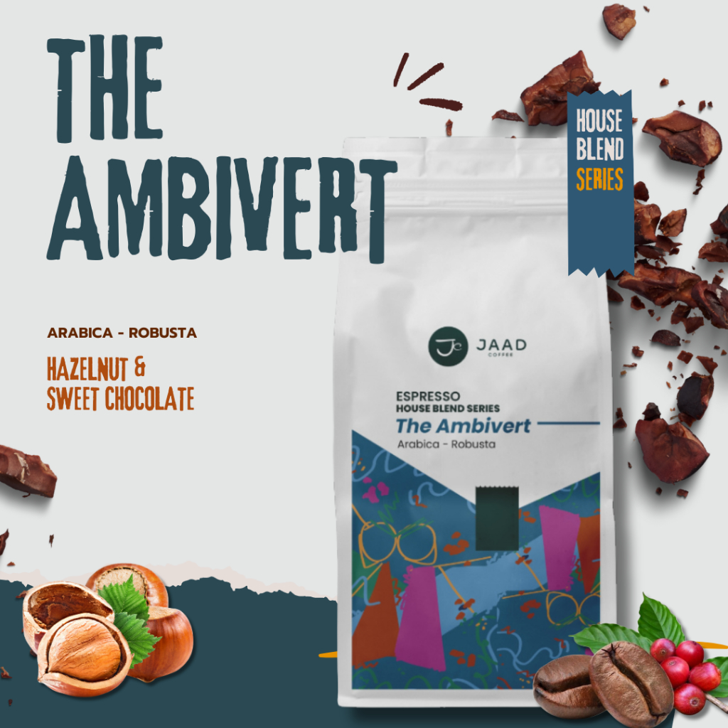 

The Ambivert 50% Arabica 50% Robusta - Espresso House Blend Grade 1 - Kopi Bubuk Fresh Roasted