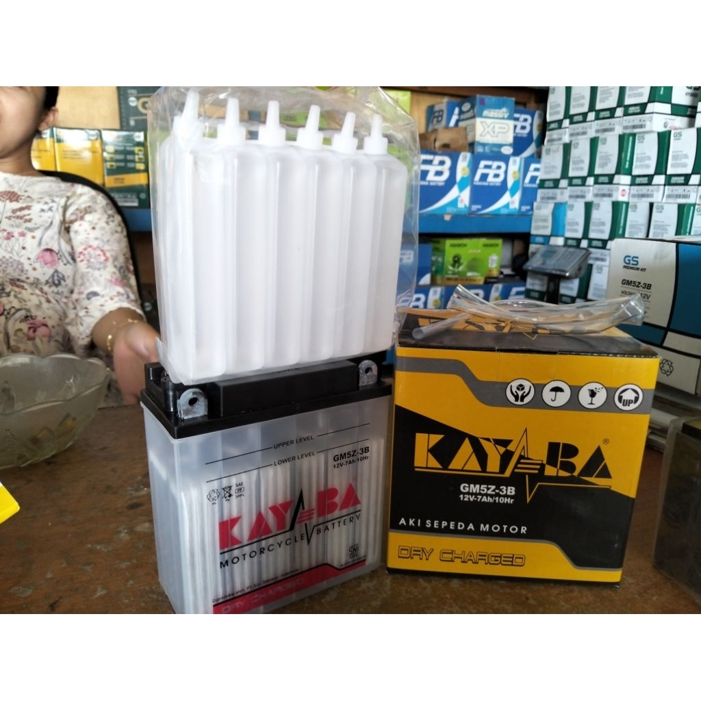 AKI KAYABA | GM5Z-3B | 12V 7Ah | AKI BASAH | ORIGINAL 100%
