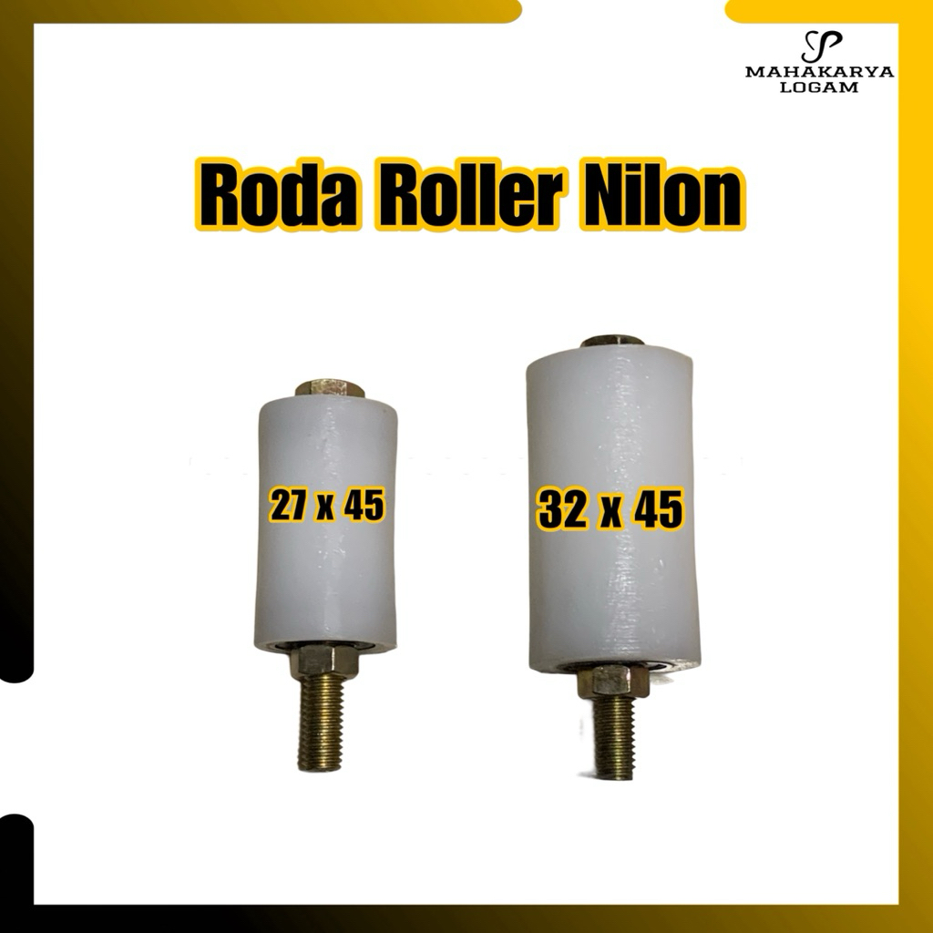 Roda Nilon / Roller Nilon / Roda Pagar Nilon