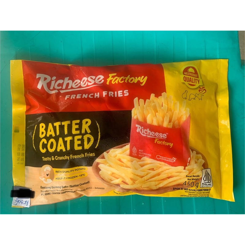 

RF006 Richeese French Fries Coated 450 gr (Frozen Food)