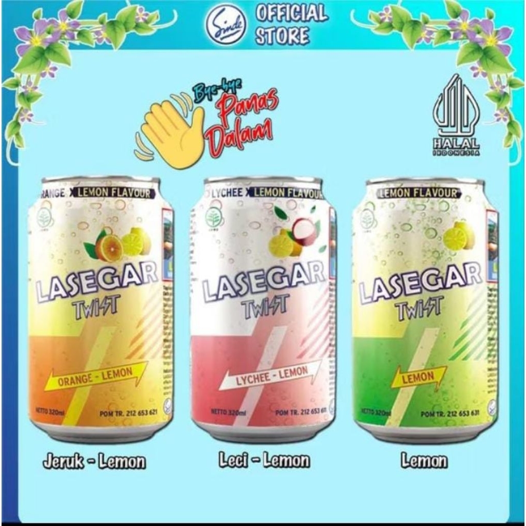 

promo lasegar twist 1dus isi 24...320ml ready stok