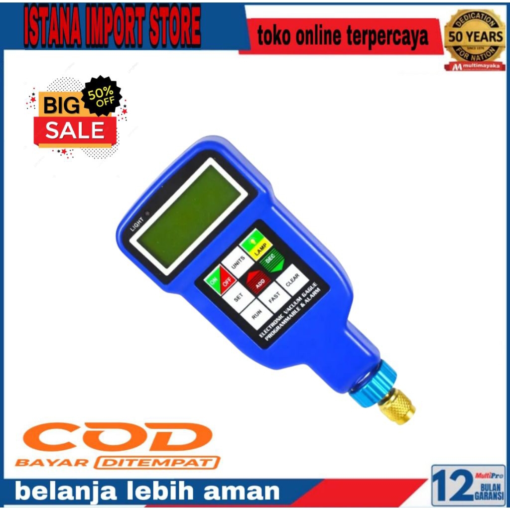 WK-VG88 Digital Manifold Vacuum Pressure Gauges Testing AC