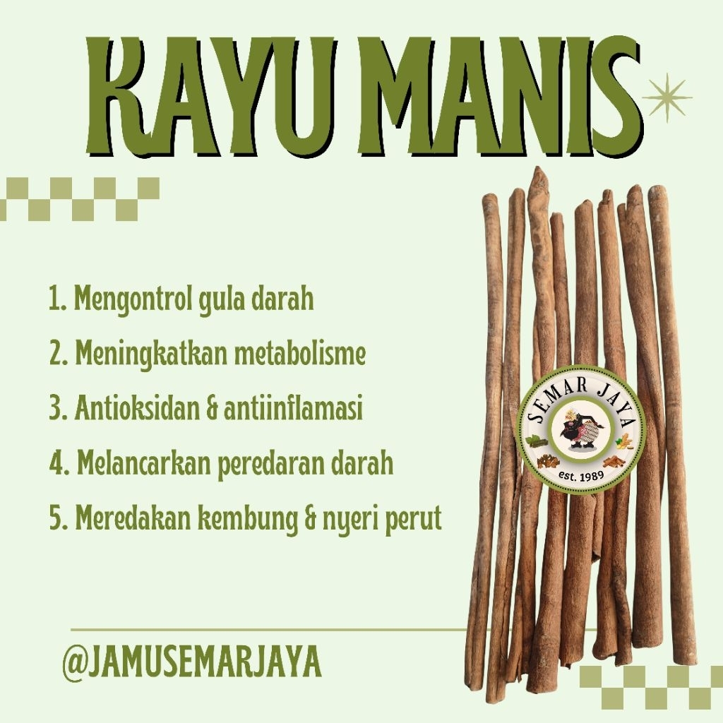 

SEMAR JAYA | KAYU MANIS BATANG (CINNAMON STICK) KUALITAS PREMIUM, TERBAIK & MURAH, BUMBU DAPUR, REMPAH, ASLI 100%