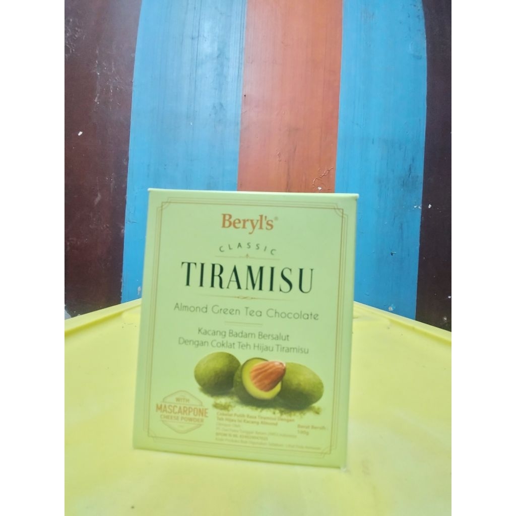 

Beryl's Classic Tiramisu Almond Green Tea Chocolate 100grams - Beryls Classic Tiramisu Almond GreenTea Chocolate