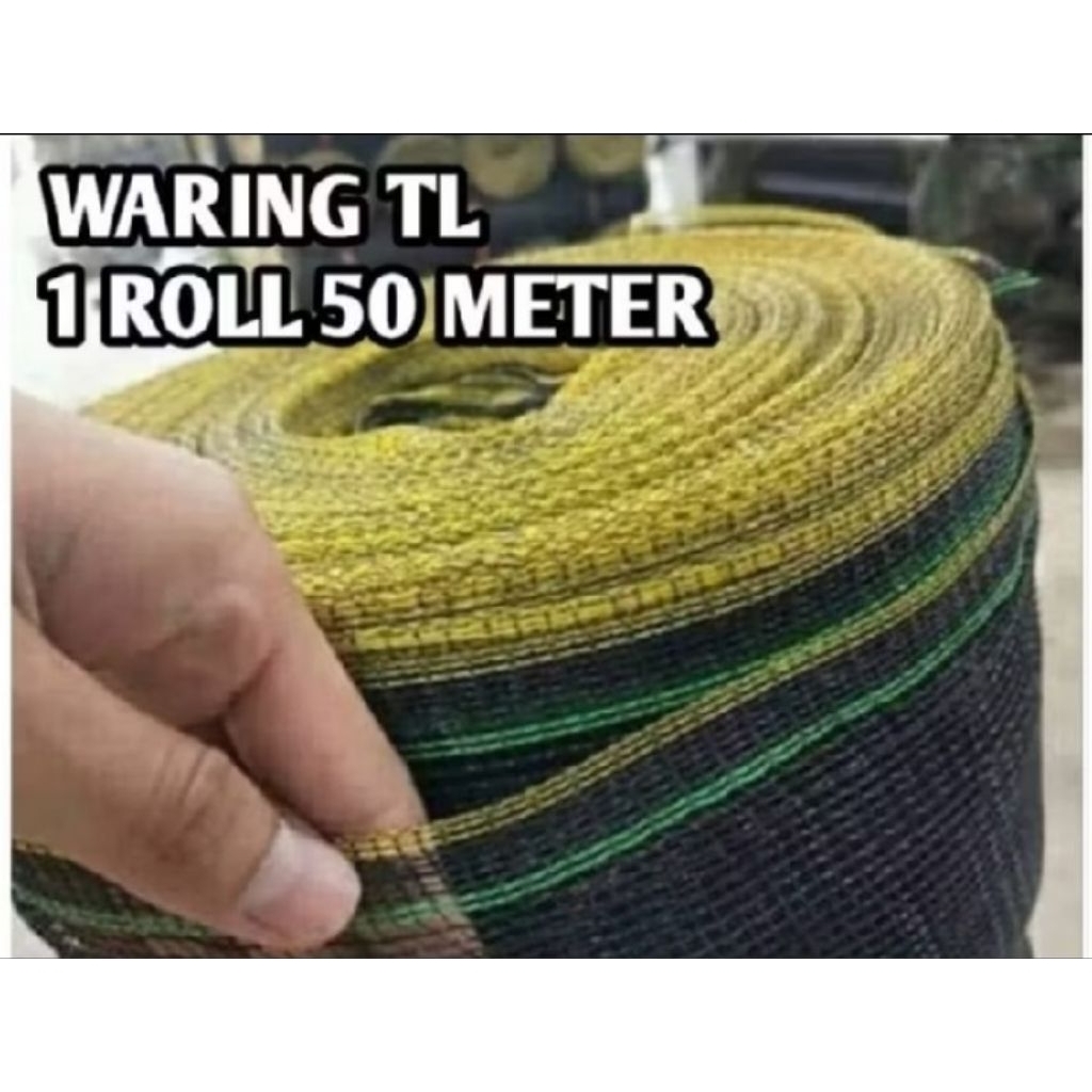 1rol Waring ukuran 50m x 1,2m waring pagar ayam,jaring pagar tanaman bahan awet