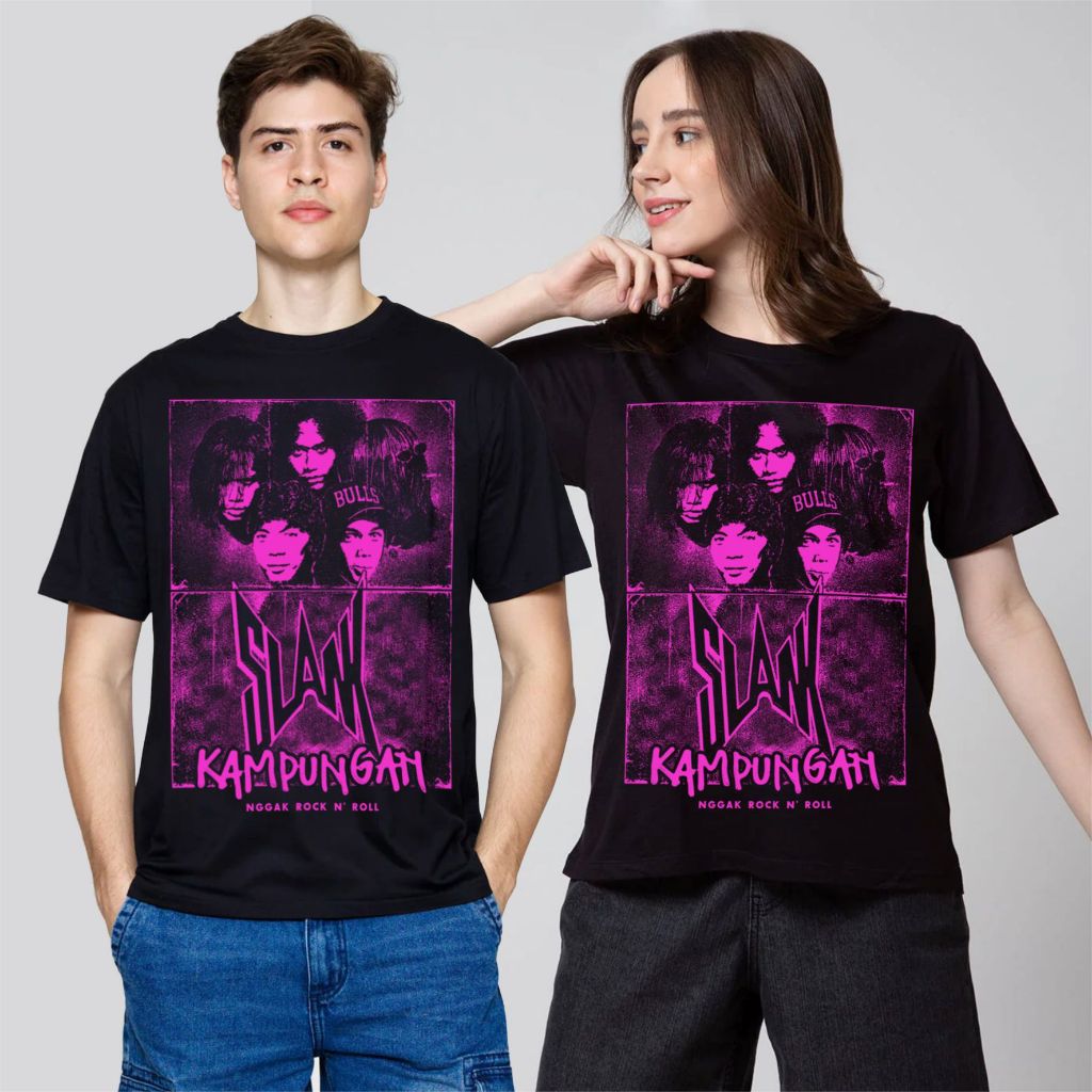 KAOS SLANK KAMPUNGAN - SABLON DISCHARGE INK