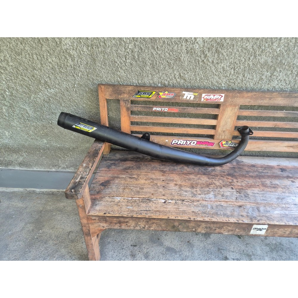 Knalpot RX King SMR Standar Racing Hitam Doff