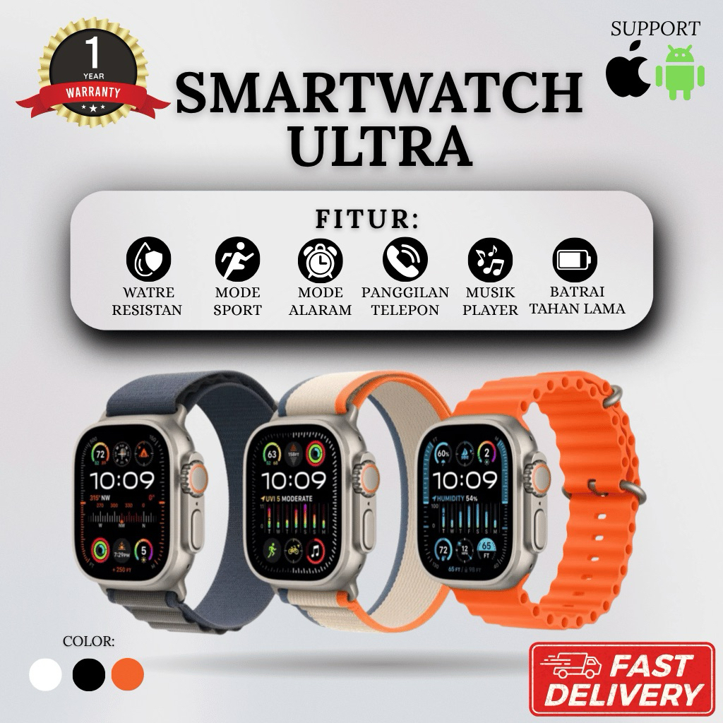 SMARTWATCH ULTRA 2 49MM WATCH ULTRA 2 49MM GARANSI 1 TAHUN