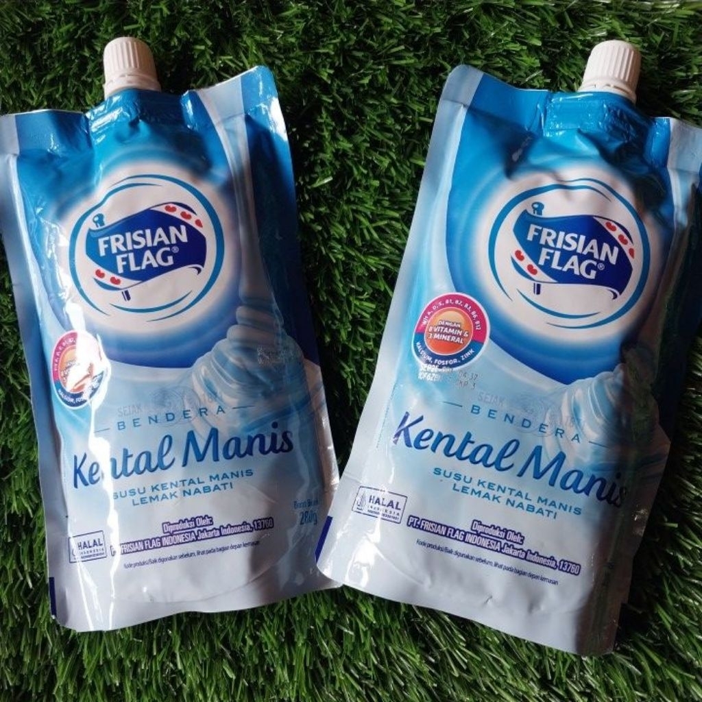

TERMURAH !! Frisian Flag Susu Bendera Kental Manis Pouch 280gr