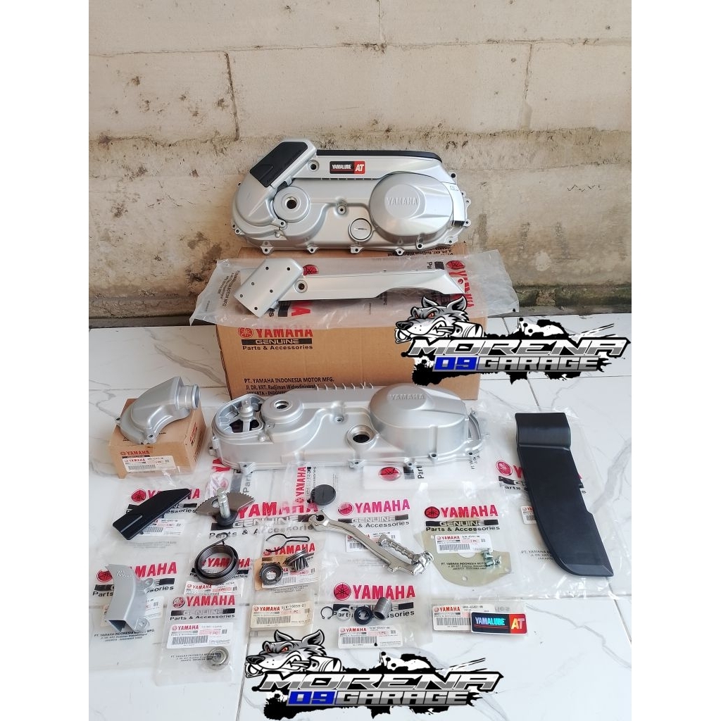 bak cvt Nouvo pnp mio full set sela+cover. original Yamaha barang baru.
