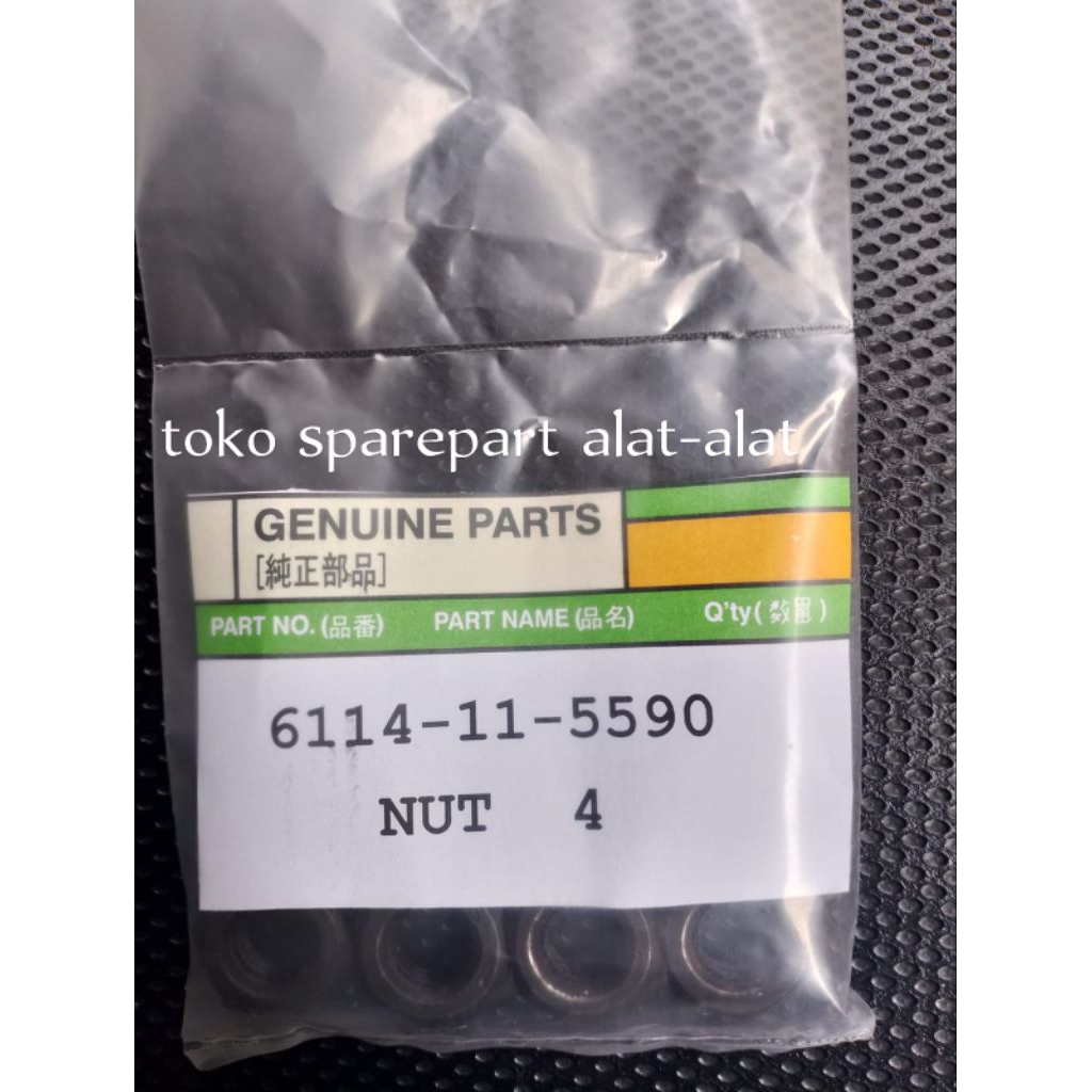 6114-11-5590 Nut Sparepart Komatsu PC200-8