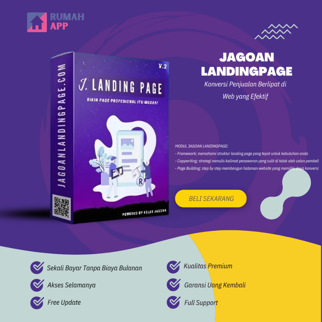 JAGOAN LANDINGPAGE - Konversi Penjualan Berlipat di Web yang Efektif - Materi Video Pembelajaran