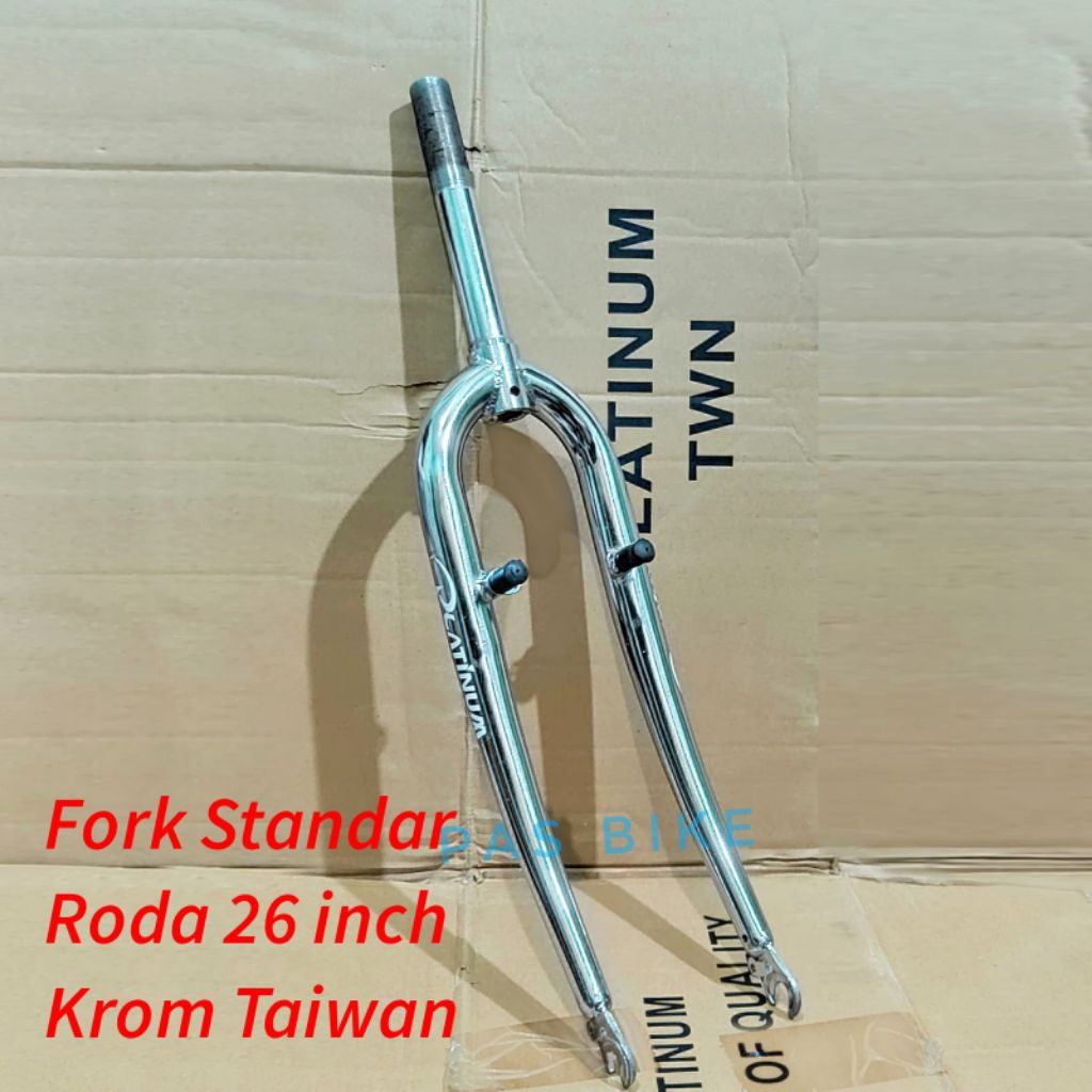 Fork 26 Krom Ukuran Standar Drat Sepeda Federal Jadul Commuter Garpu Taiwan