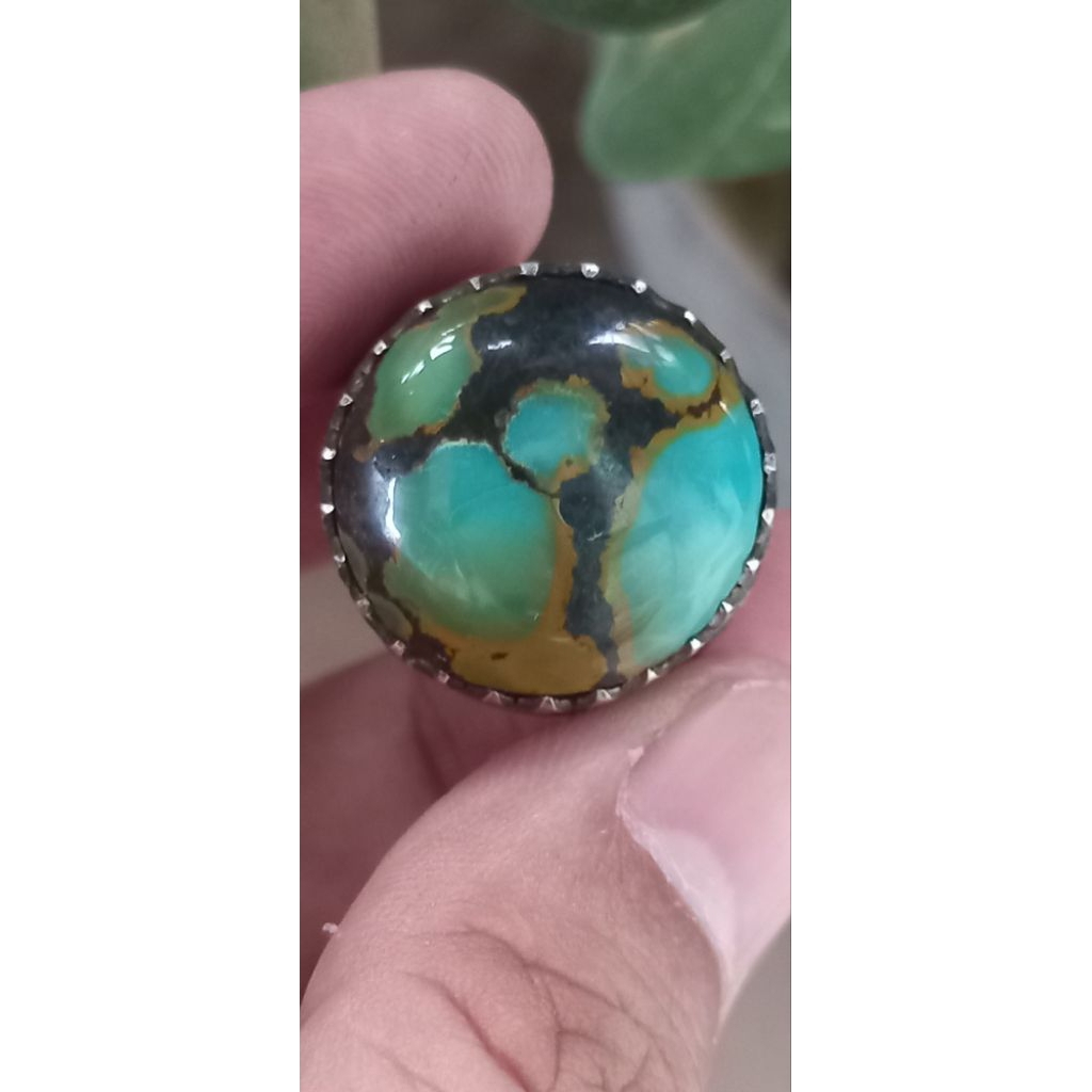 BATU AKIK PIRUS HUBEI / XINJIANG RING PERAK JOSS