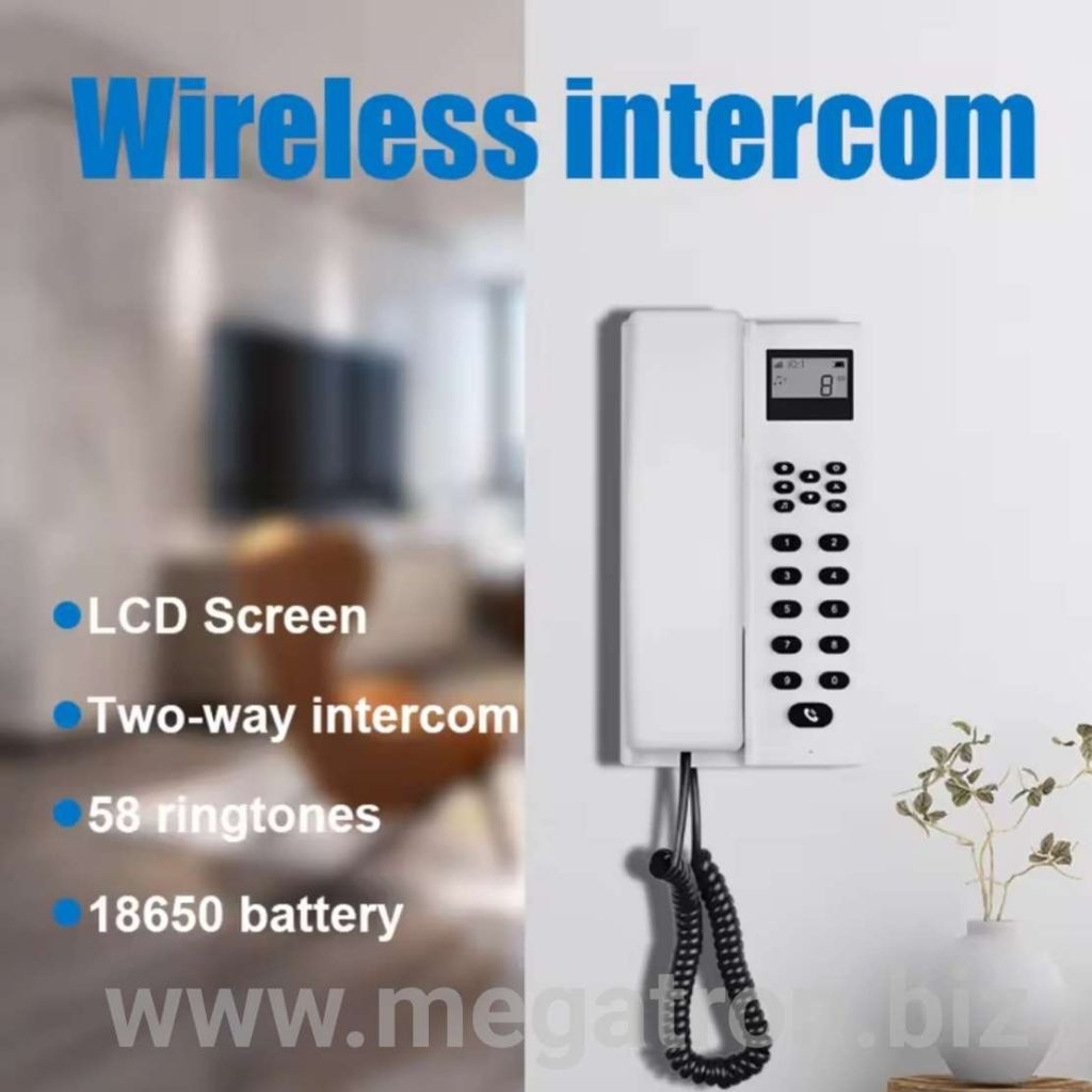 Wireless Intercom - Komunikasi 2 arah tanpa harus bergantian (with LCD Display) (salin)