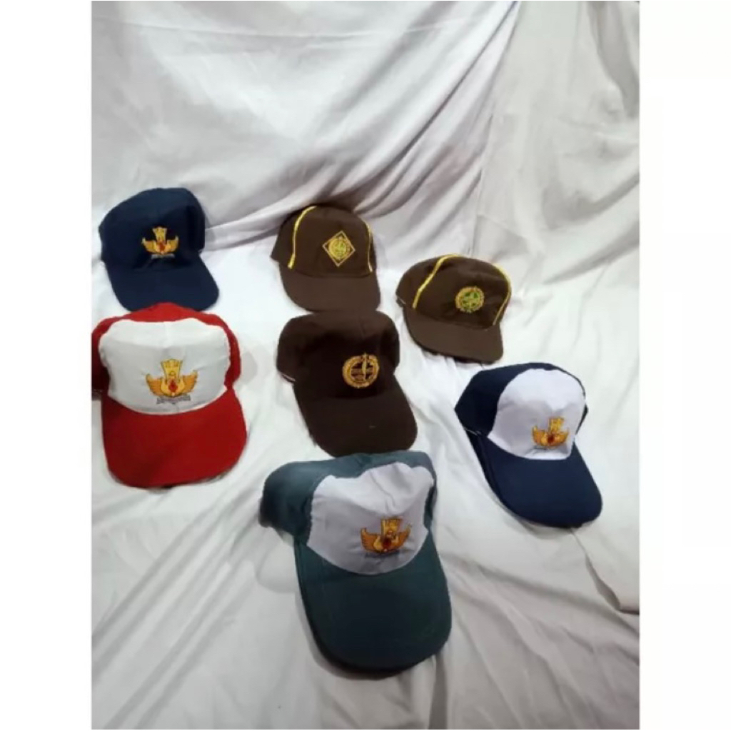 (GROSIR) 10PCS TOPI SD SMP SMA , TOPI SEKOLAH , TOPI SD