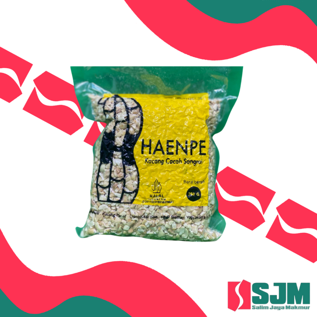 

HaEnPe Kacang Cacah Sangrai 250Gr - Kacang Sangrai Cacah Kacang Mochi