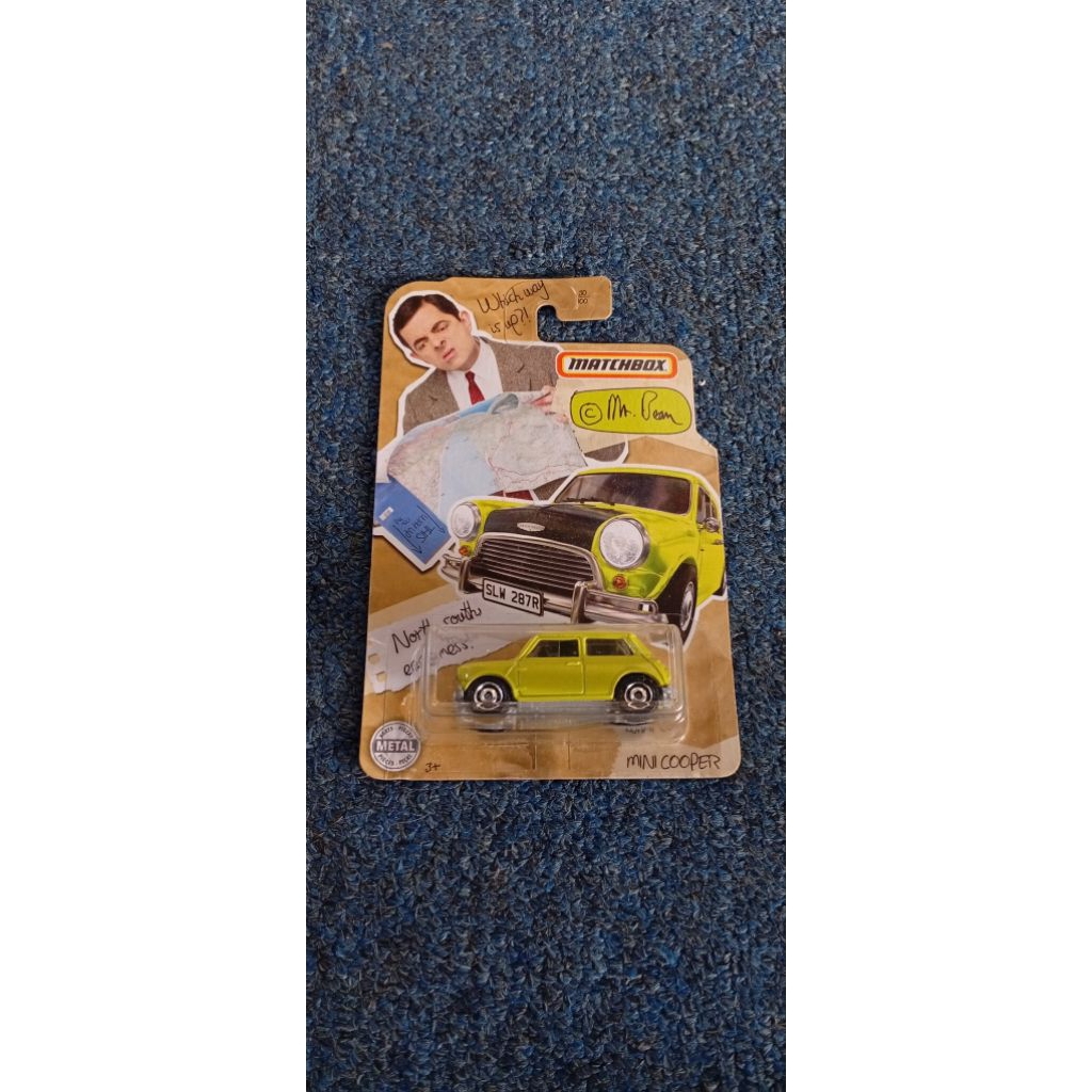 matchbox movie series mr. bean old card