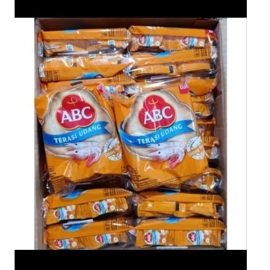 

Abc Terasi udang kemasan 3,8 g sachet isi 20 pcs