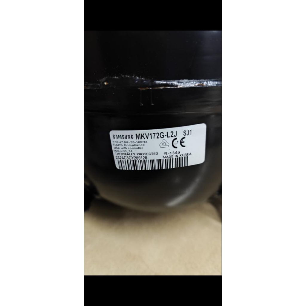 kompresor kulkas samsung MKV172G-L2J ori