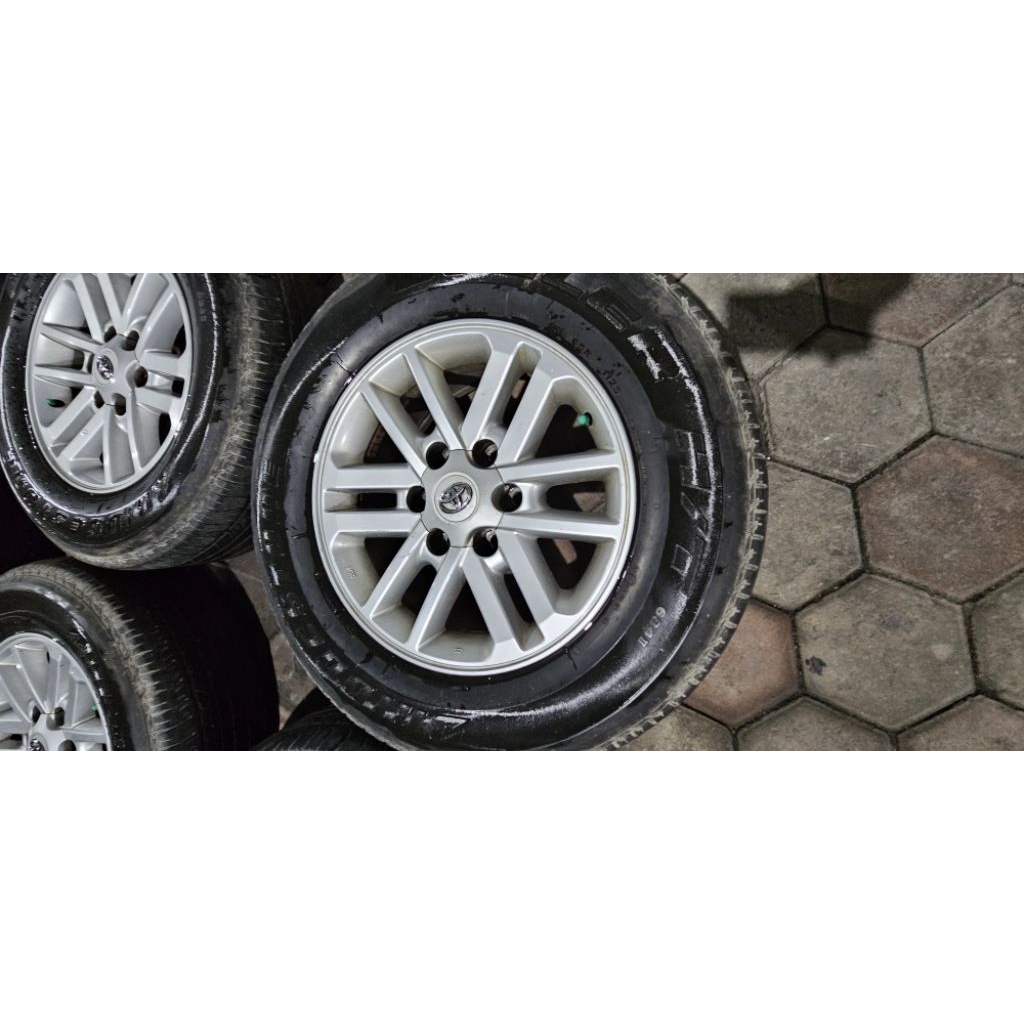 velg original hilux double cabin ring 17 ban tebal