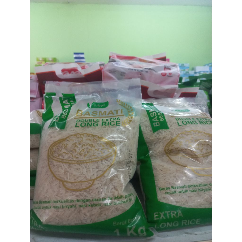 

Syifa Biryani Basmati Ristik Longest & Finest 1KG / Beras Biryani 1kg