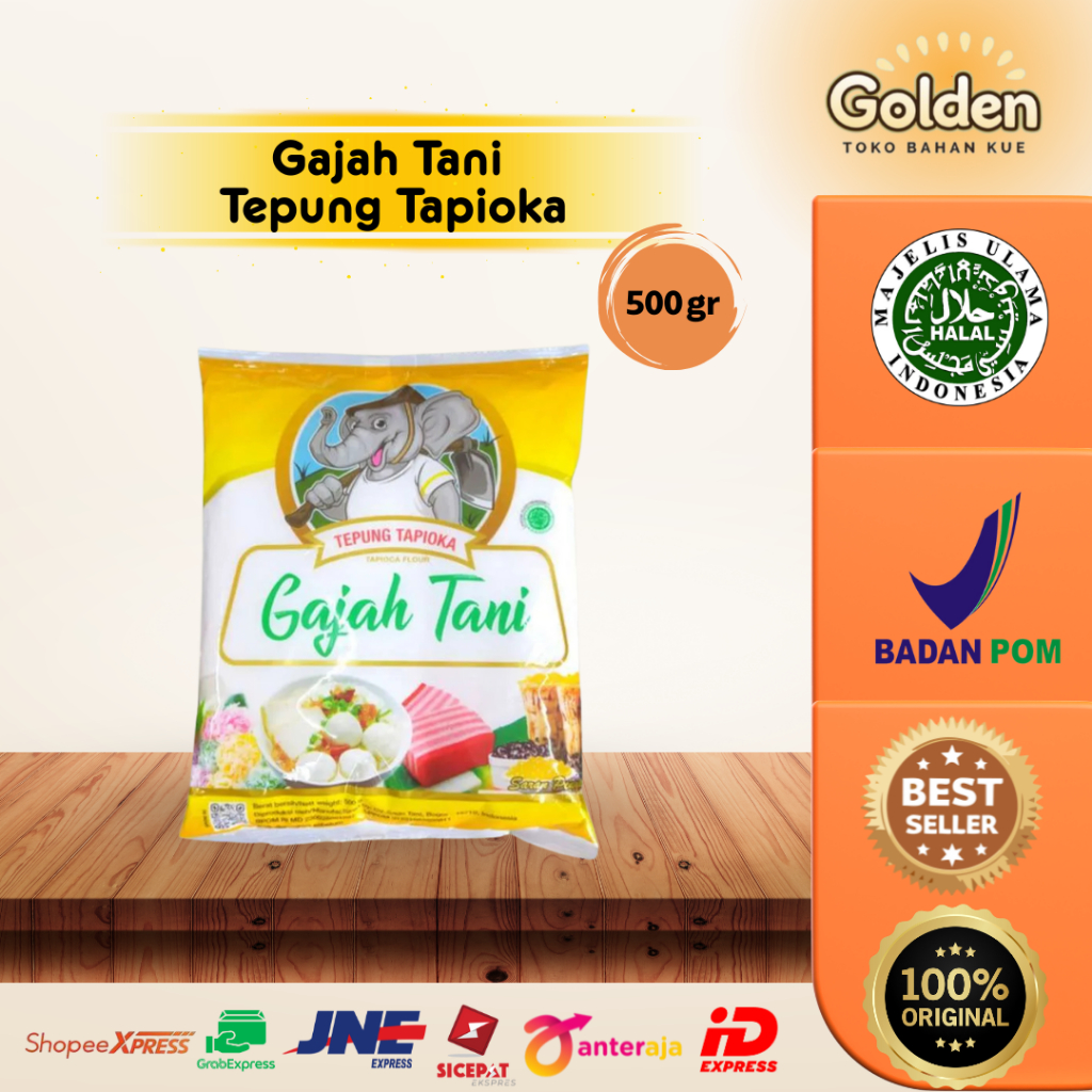 

Gajah Tani Tepung Tapioka 500gr
