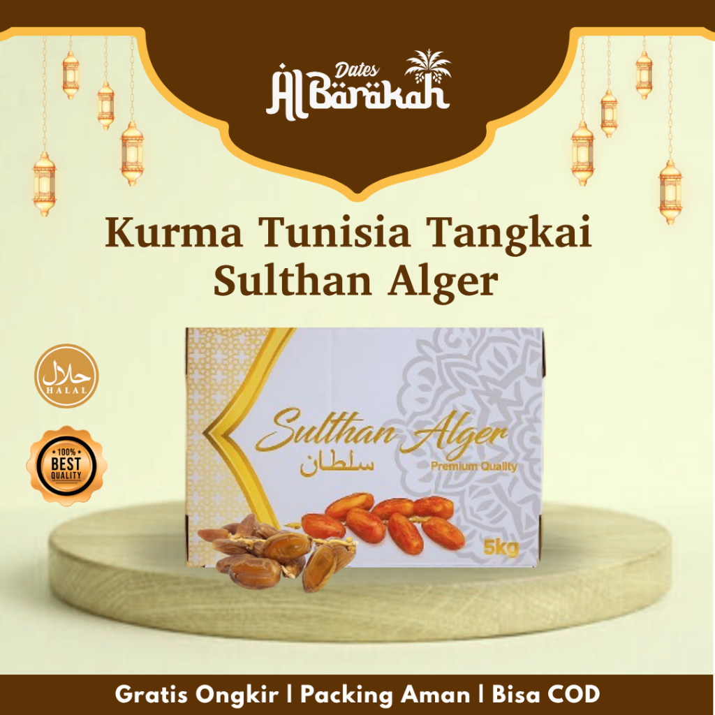 

Kurma Deglet Noor Tunisia Premium 5 Kg – Bertangkai Asli, High Quality