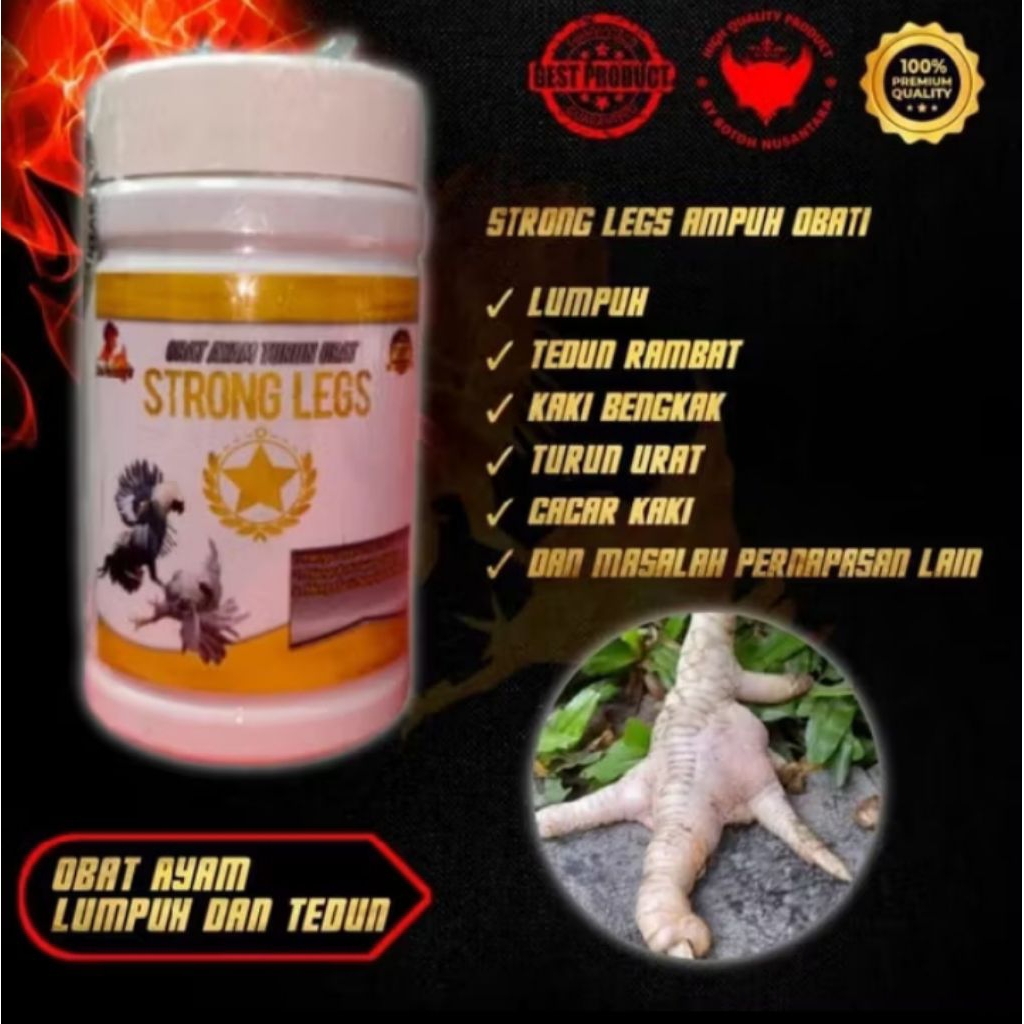 STRONG LEGS obat kaki ayam LUMPUH TEDUN TURUN URAT KAKI BENGKAK KAKI AYAM BANGKOK PINCANG OBAT JAMU 