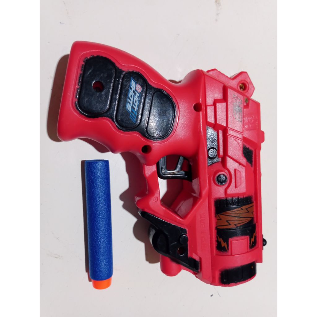 pistol mainan anak-anak Emco Hot Shots Bandit secon 