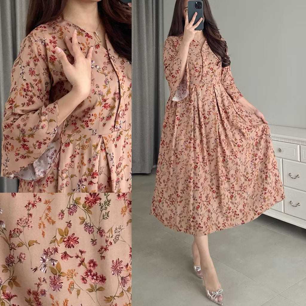 Amariel Kova Dress Daster Nyaman Bumil Busui Friendly