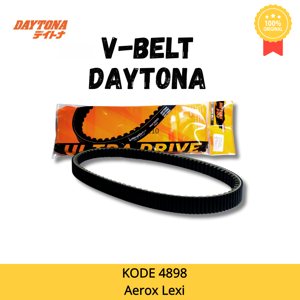 DAYTONA ULTRA DRIVE V-BELT – KODE 4898 YAMAHA AEROX 155, YAMAHA LEXI 125/155 ORIGINAL
