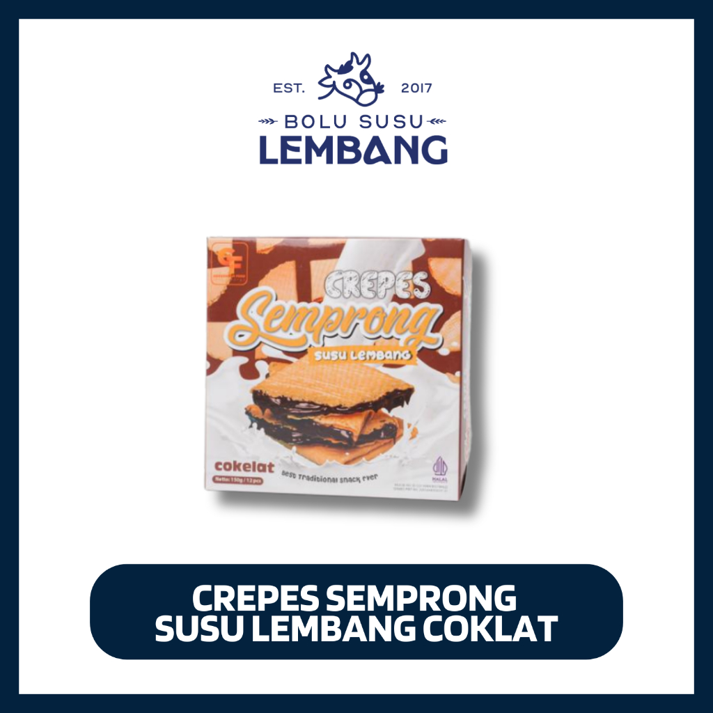 

Crepes Semprong Susu Lembang Coklat