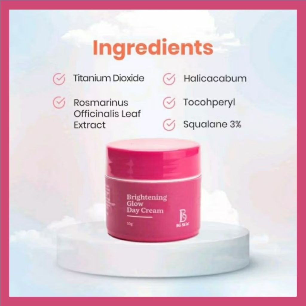 BG SKIN - BRIGHTENING GLOW DAY CREAM SIANG