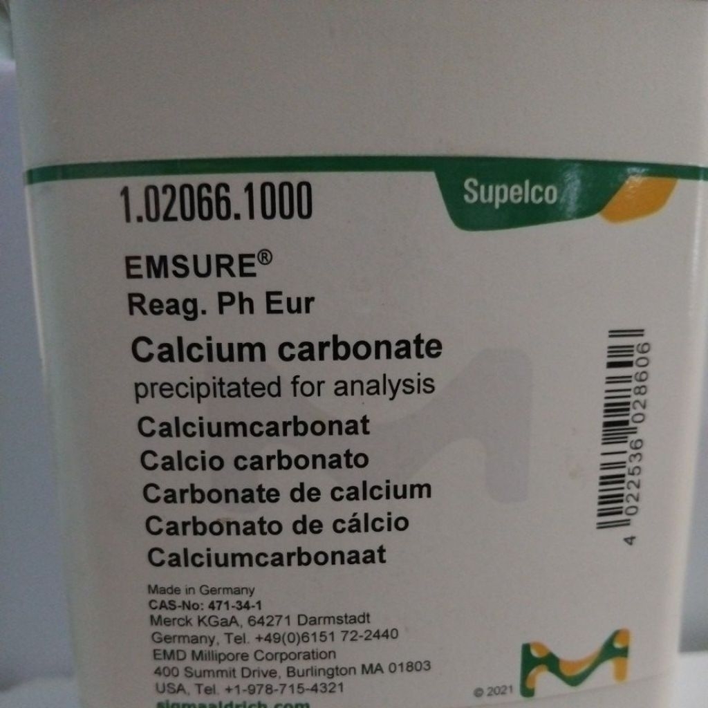 Calcium Carbonate/Kasium Carbonat/Kalsium Carbonate