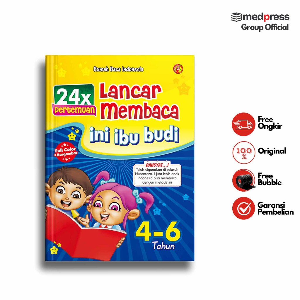 Buku 24x Pertemuan Lancar Membaca Ini Ibu Budi