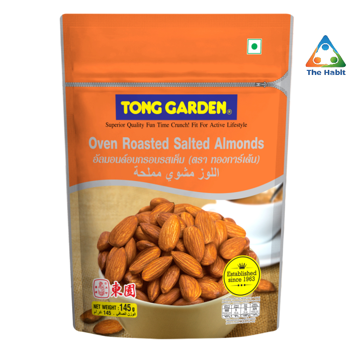 

(The Habit) Tong Garden Oven Roasted Salted Almonds, 145g