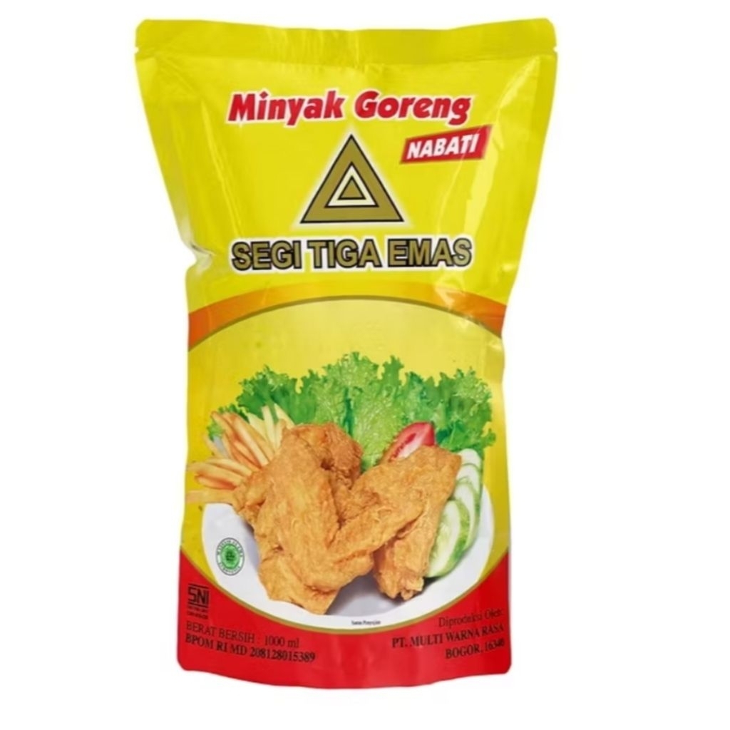 

Minyak Goreng Segitiga Emas 1 Liter
