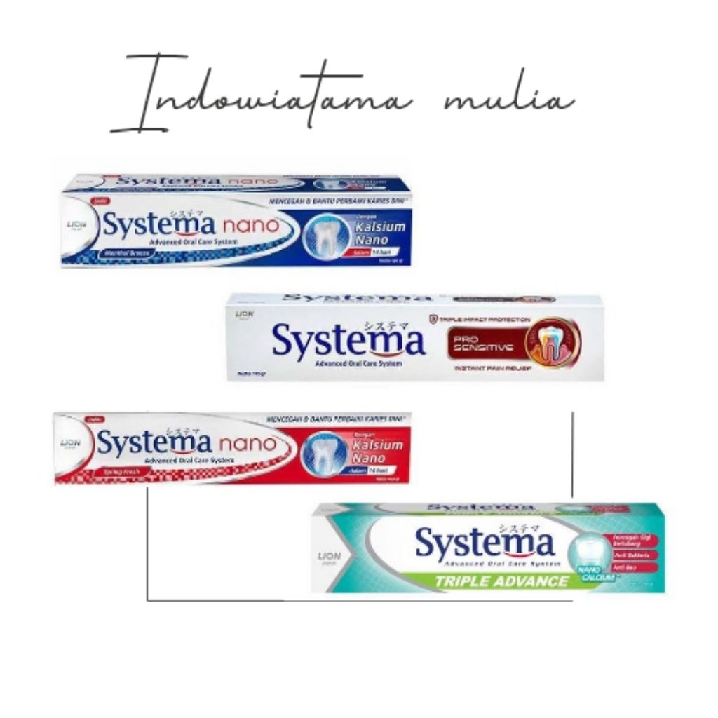 PASTA GIGI SYSTEMA NANO