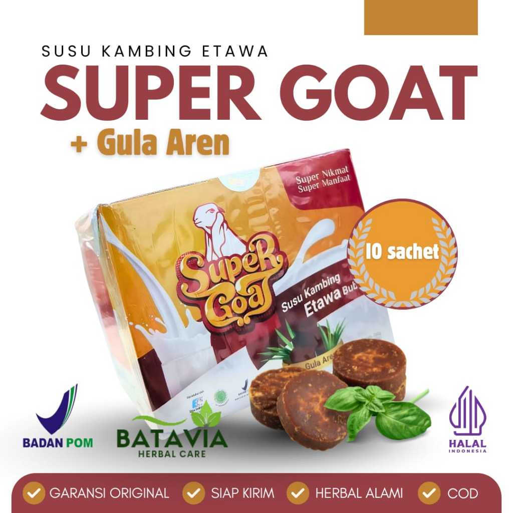 

Susu Kambing Etawa Supergoat gula aren Super Goat 100% original