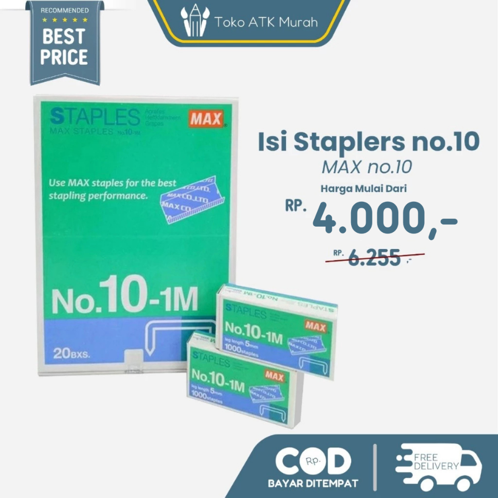 

Isi Staplers MAX no.10 /MAX Isi Staplers no.10