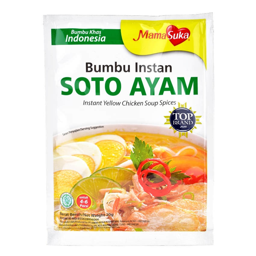 

MAMASUKA BUMBU SOTO AYAM 20GR 8995102703039