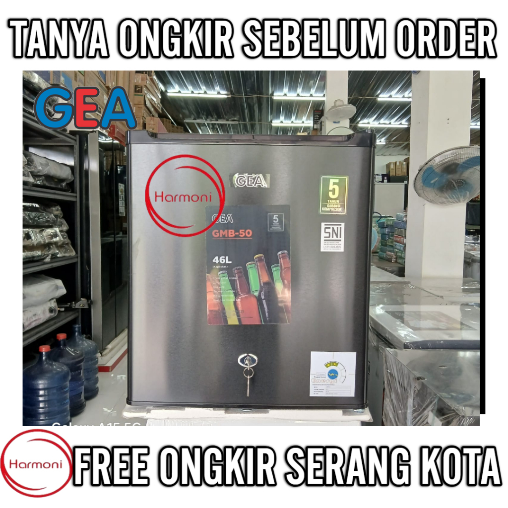 KULKAS MINI GEA GMB 50 KULKAS MINI BAR GEA 46 LITER KULKAS HOTEL MINI GEA GMB 50