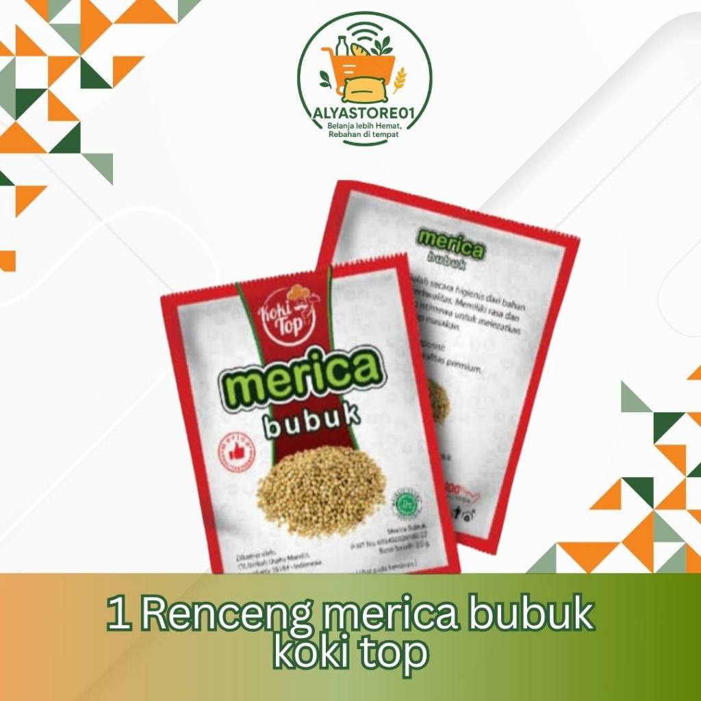 

Merica Bubuk/ Koki Top/ Bumbu Masak