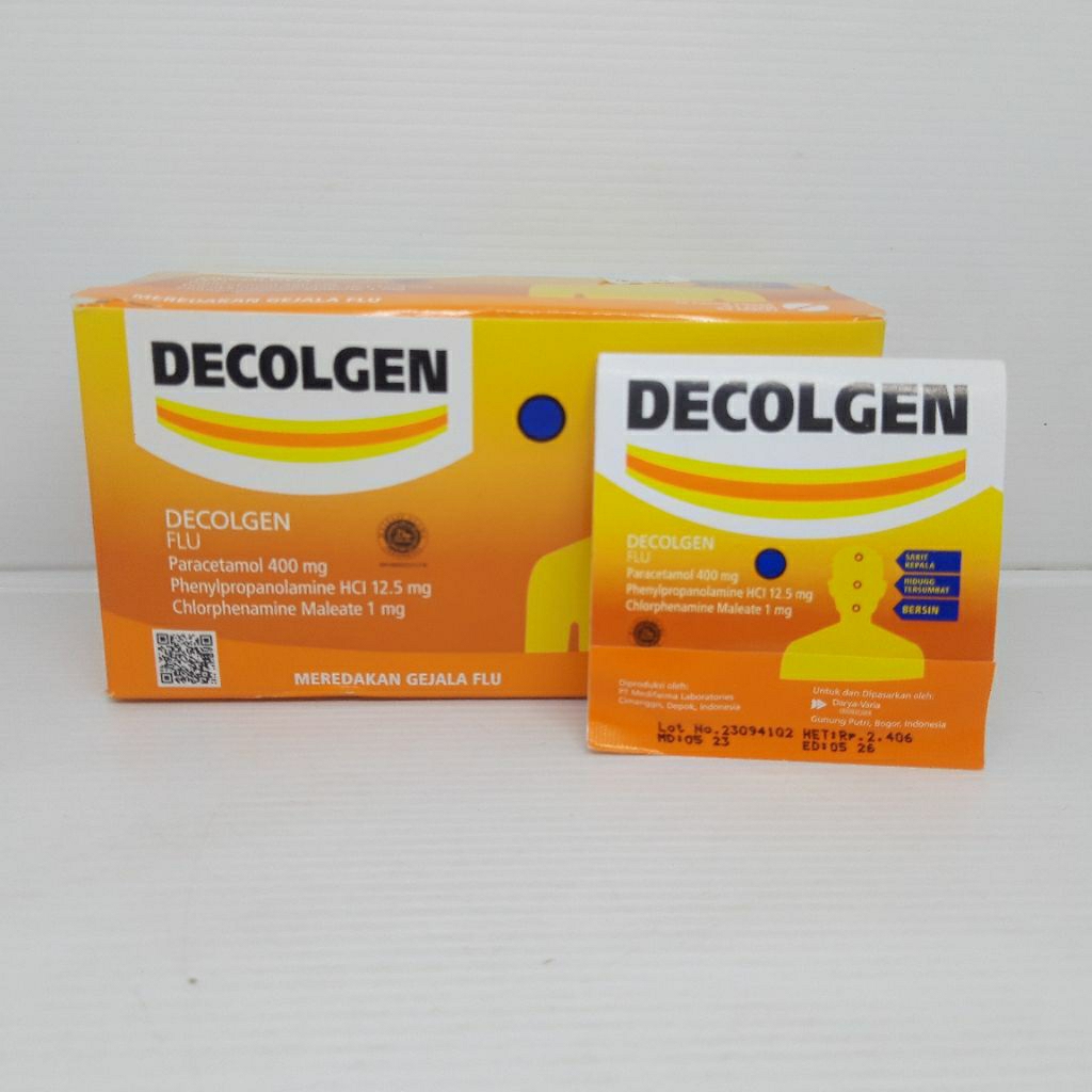 Decolgen Obat Flu, Demam, dan Sakit Kepala