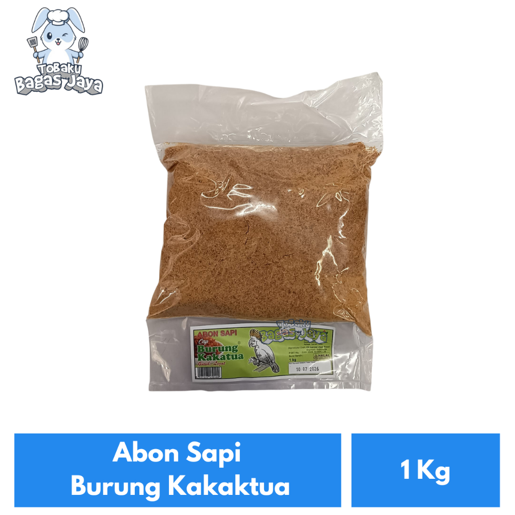 

Abon Sapi Cap Burung Kakatua 1 Kg