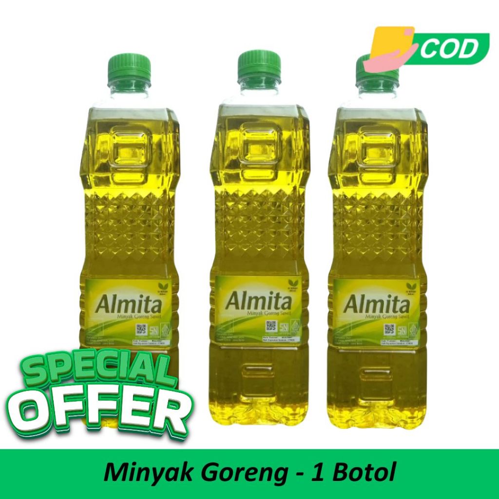 

Minyak Goreng - Minyak Sawit 1 Botol - Minyak Goreng Almita