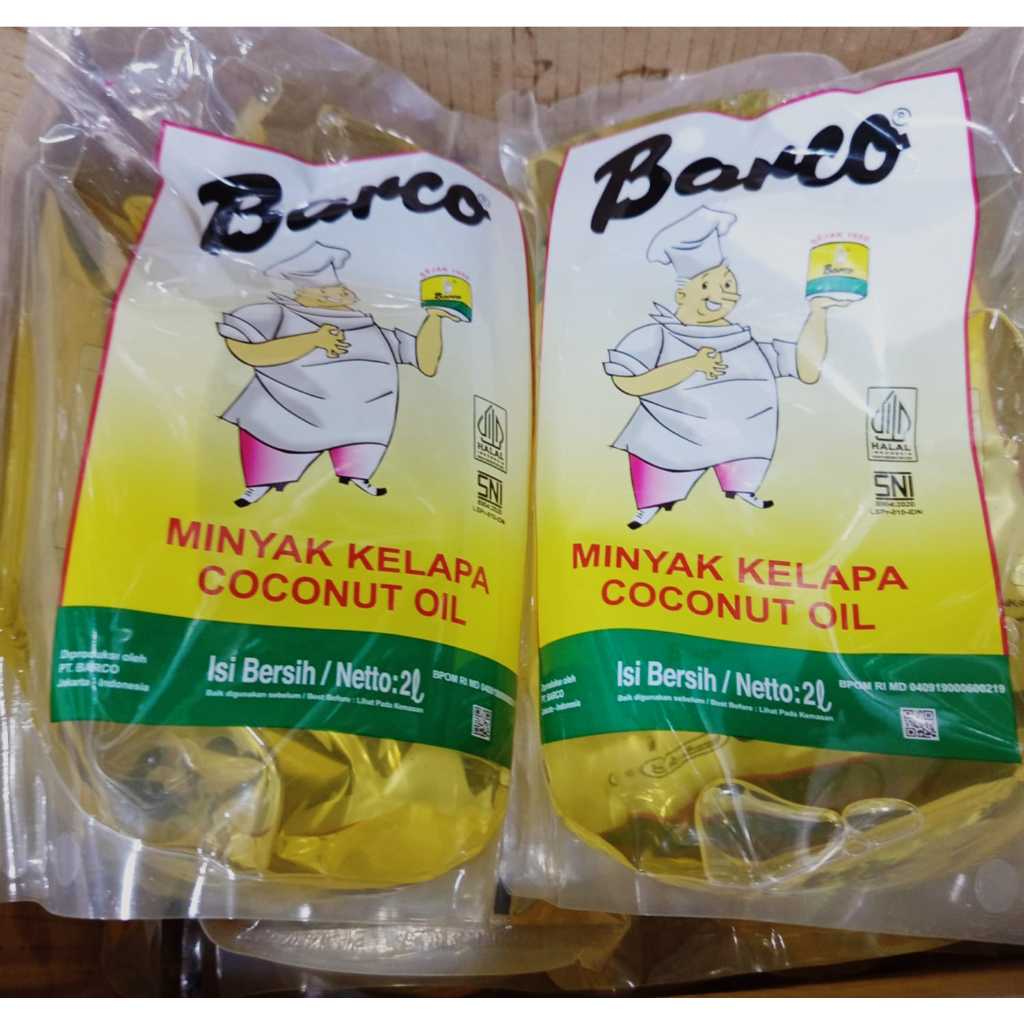 

BARCO Minyak Kelapa Pouch 2L - Minyak Sehat Kebutuhan Memasak
